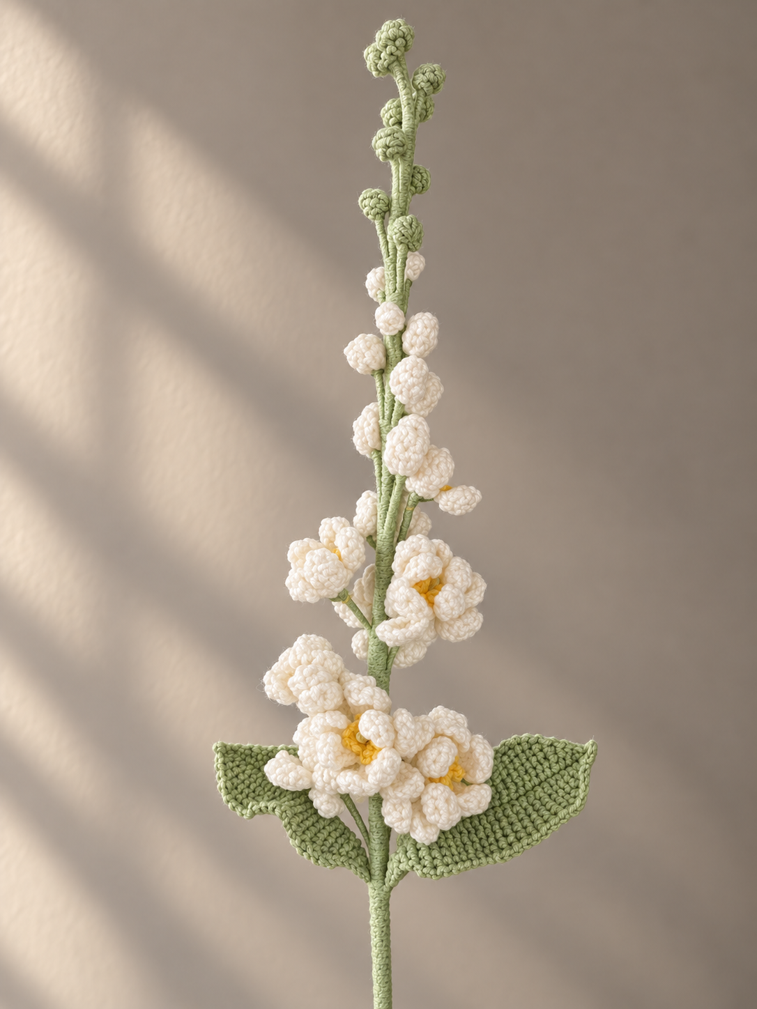 Handgemaakte Gehaakte Stokroos | Gehaakte Bloem | Eeuwige Bloem | Woondecoratie & Cadeau