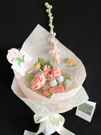 Handgemaakt Gehaakt Bloemenboeket | Eeuwig Boeket | Gehaakte Bloemen | Cadeau voor Haar | Woondecoratie
