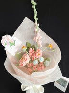Handgemaakt Gehaakt Bloemenboeket | Eeuwig Boeket | Gehaakte Bloemen | Cadeau voor Haar | Woondecoratie
