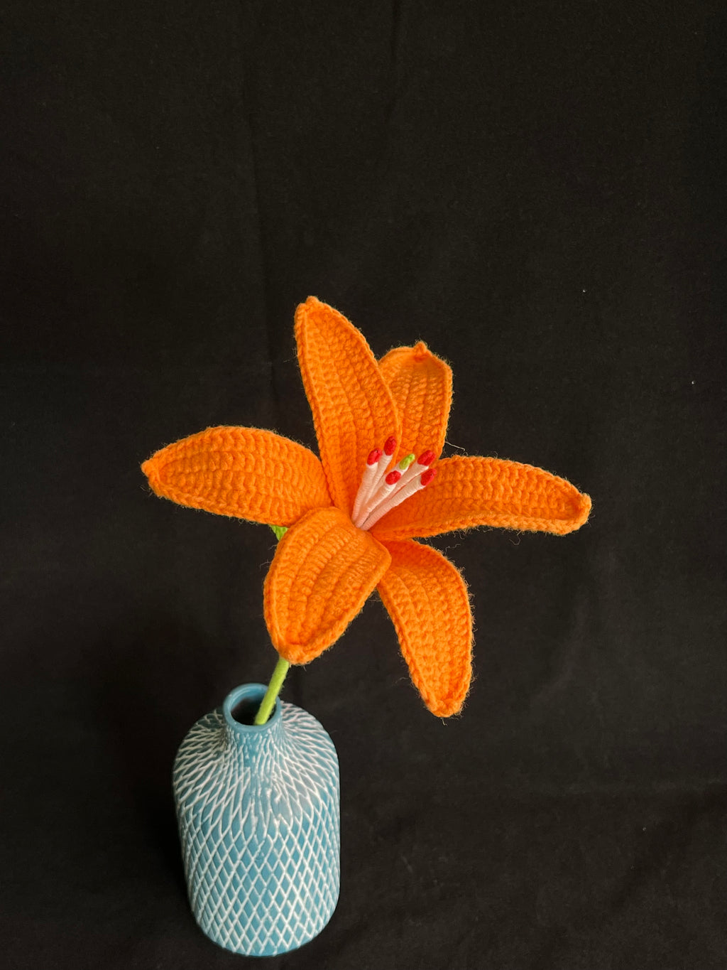 Handgemaakte Gehaakte Lelie | Eeuwige Bloem | Cadeau & Woondecoratie