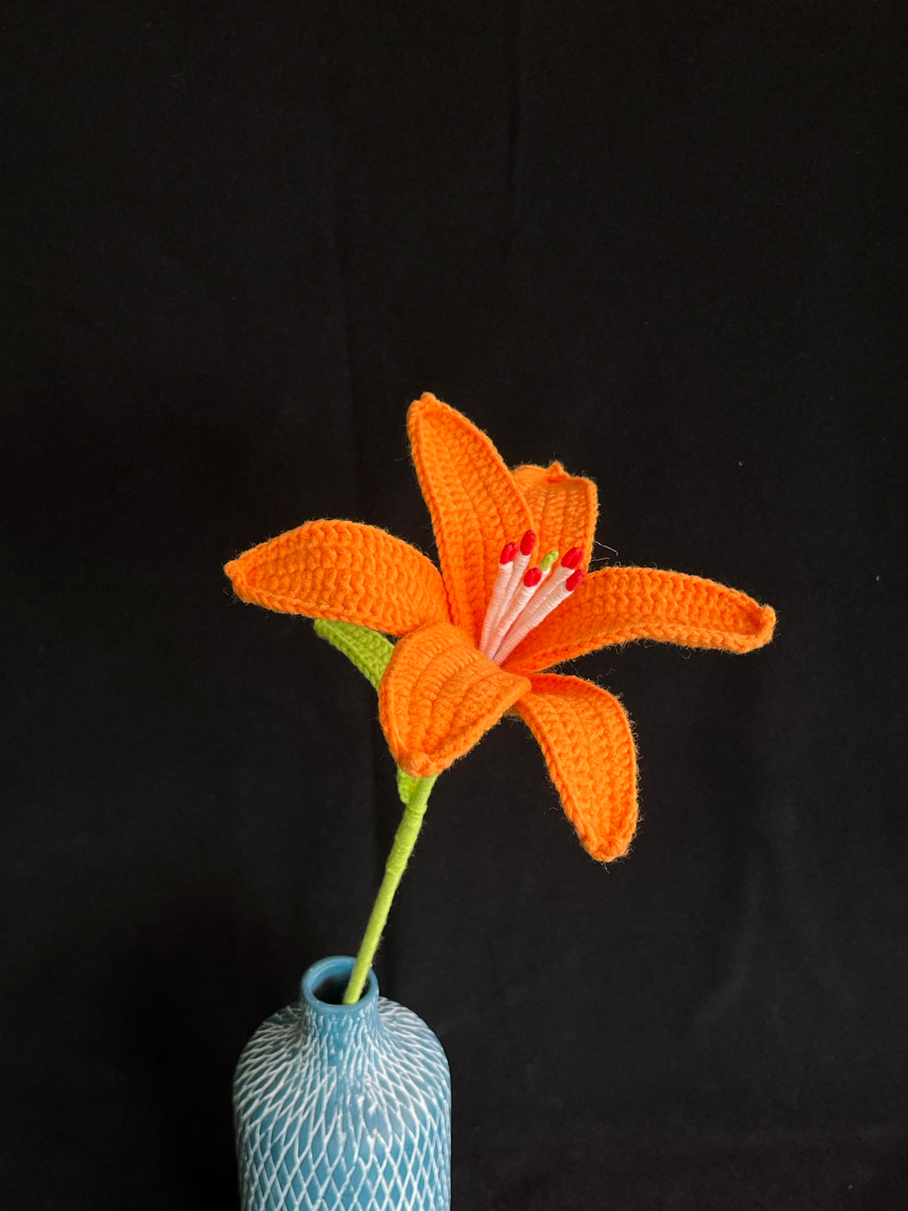 Handgemaakte Gehaakte Lelie | Eeuwige Bloem | Cadeau & Woondecoratie
