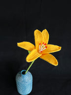 Handgemaakte Gehaakte Lelie | Eeuwige Bloem | Cadeau & Woondecoratie