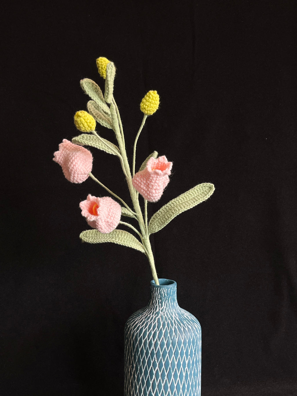 🌷 Gehaakte Lelietje-van-dalen & Tulpenknoppen