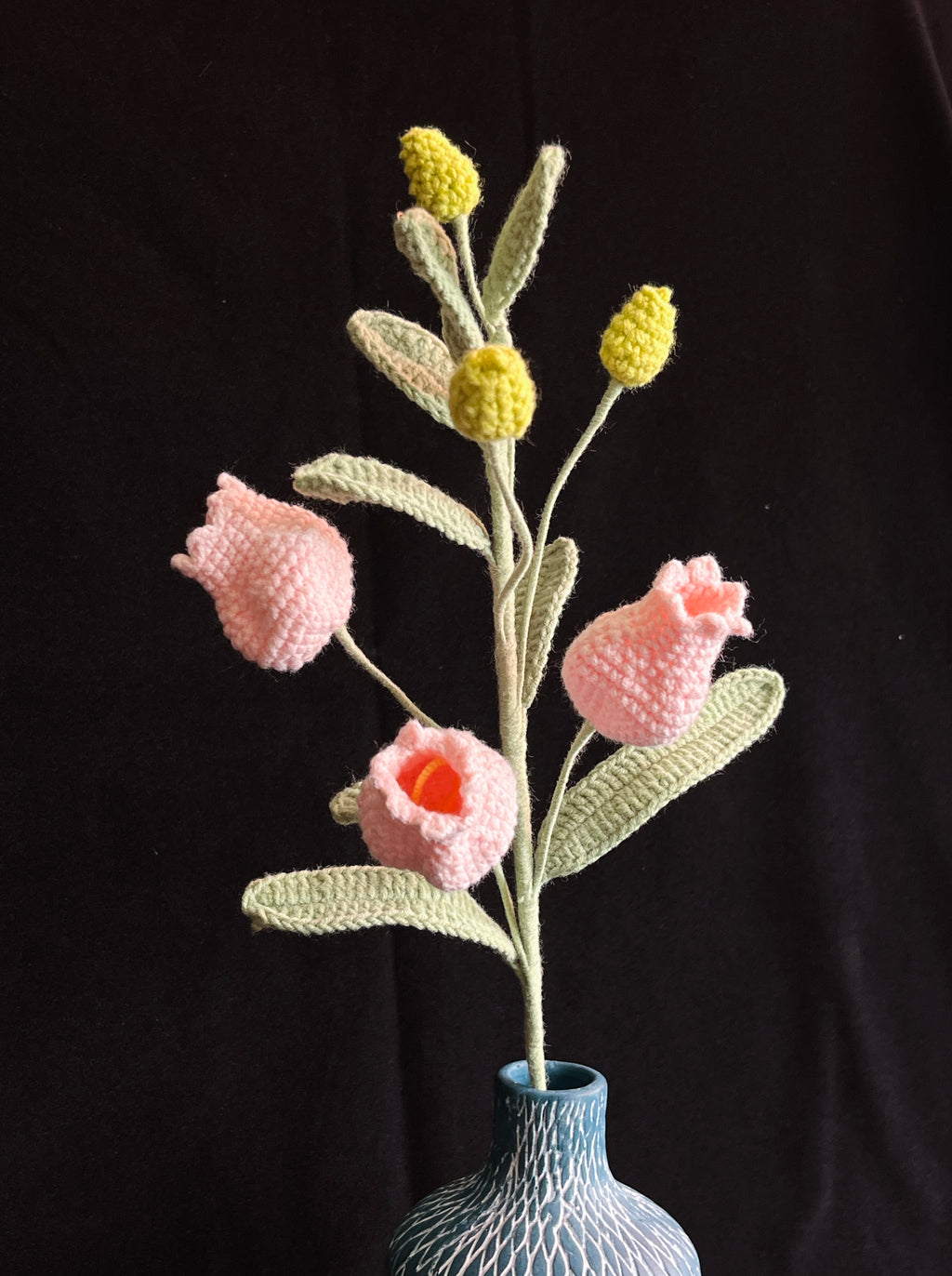 🌷 Gehaakte Lelietje-van-dalen & Tulpenknoppen
