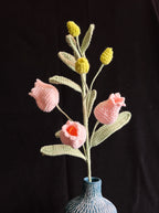 🌷 Gehaakte Lelietje-van-dalen & Tulpenknoppen