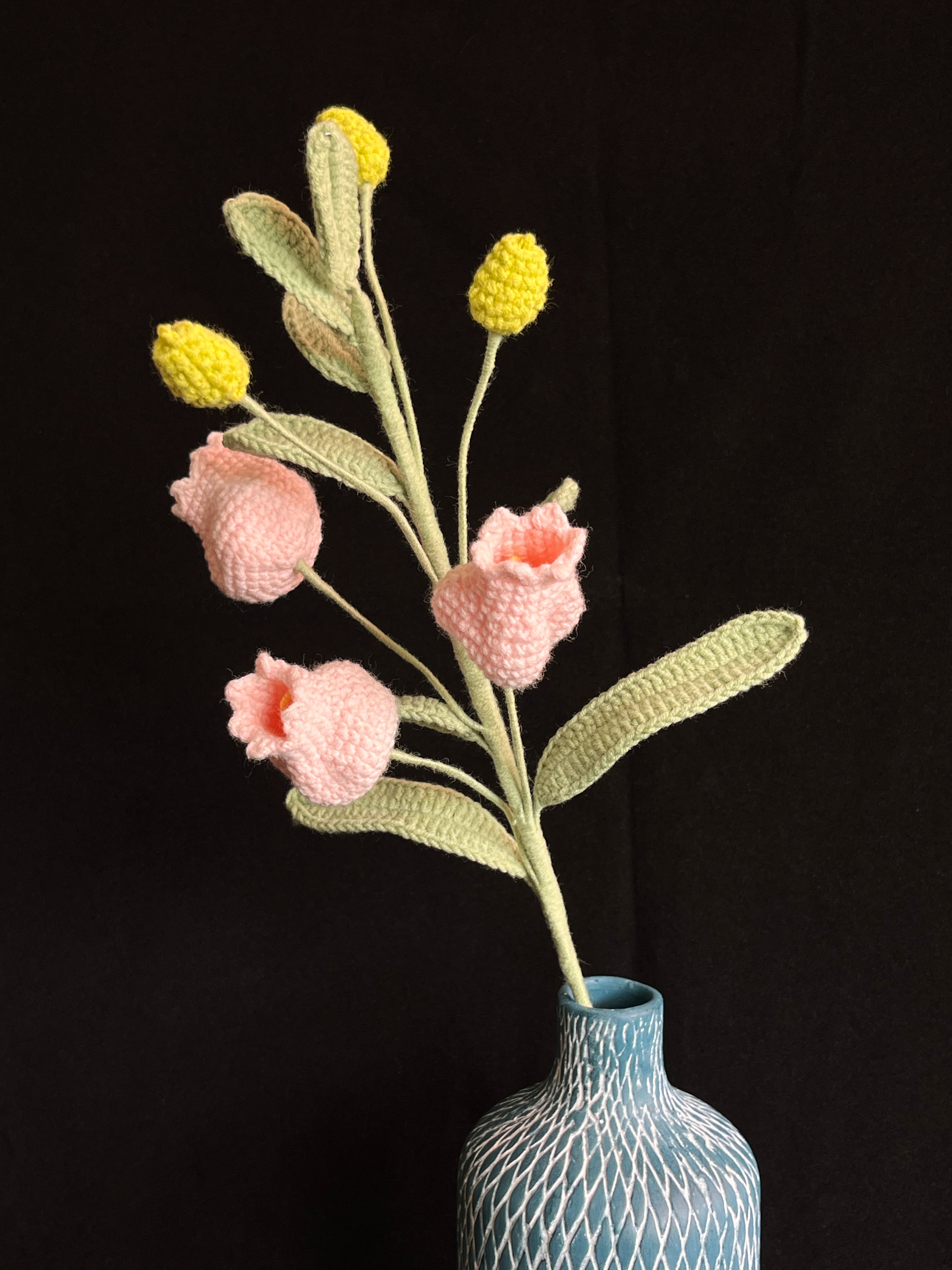 🌷 Gehaakte Lelietje-van-dalen & Tulpenknoppen