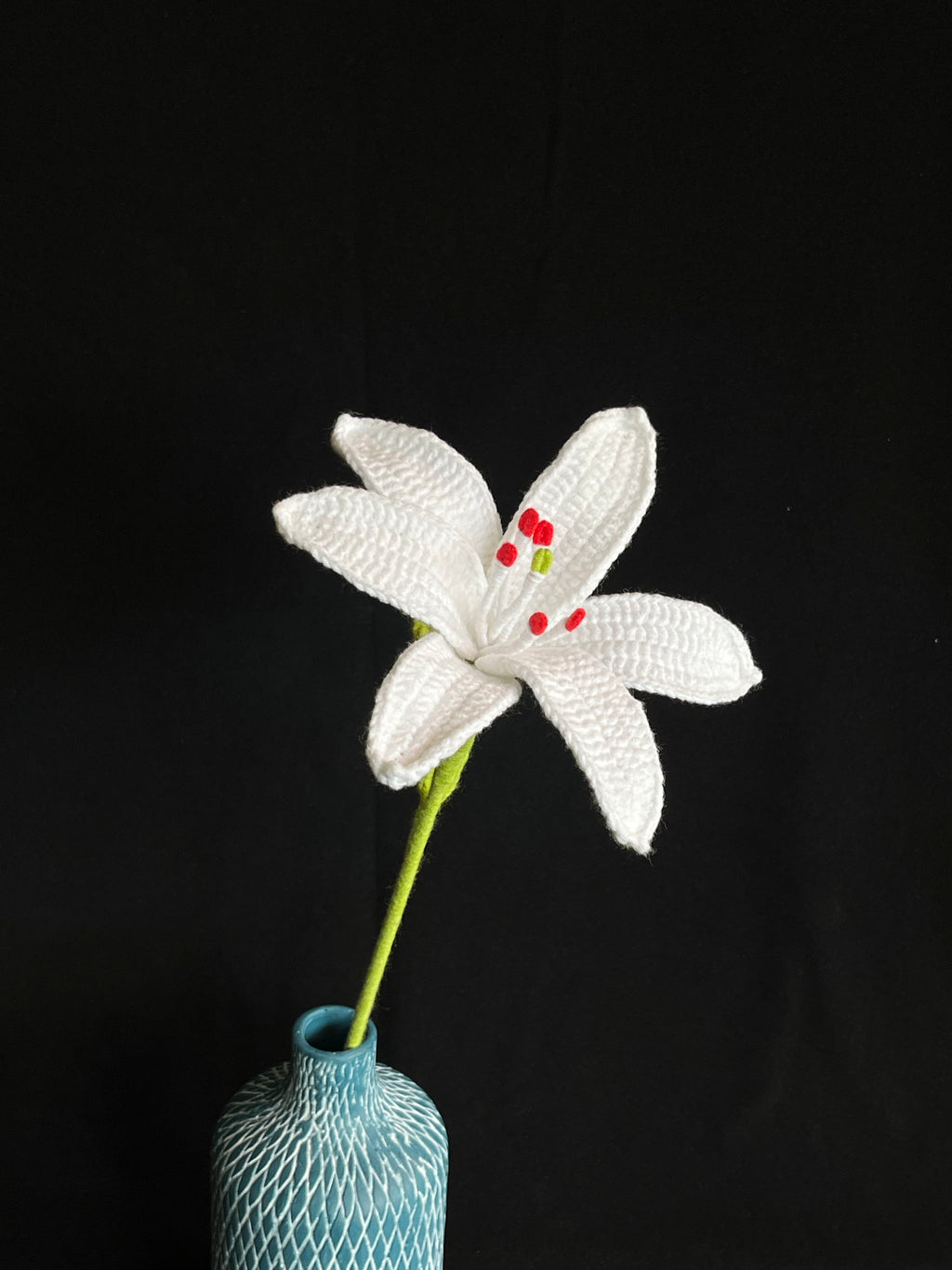 Handgemaakte Gehaakte Lelie | Eeuwige Bloem | Cadeau & Woondecoratie