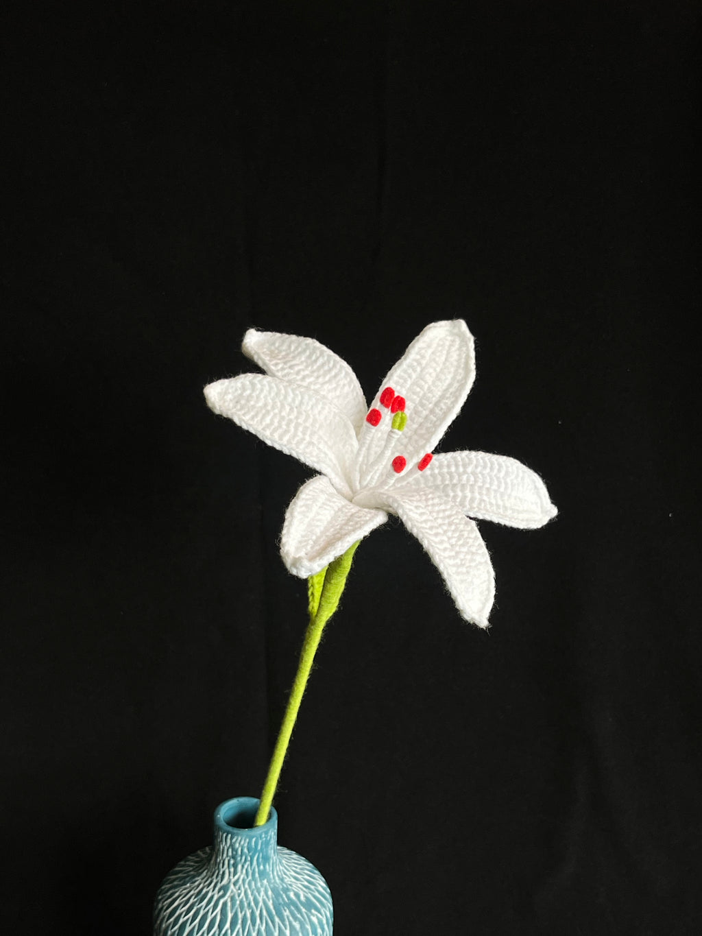 Handgemaakte Gehaakte Lelie | Eeuwige Bloem | Cadeau & Woondecoratie