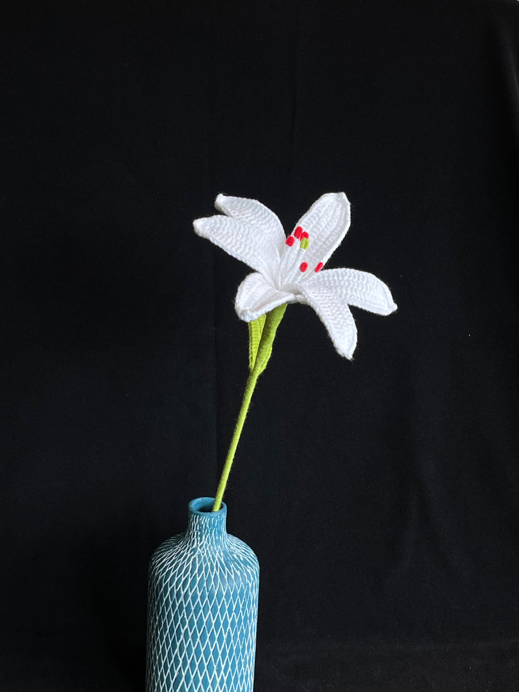 Handgemaakte Gehaakte Lelie | Eeuwige Bloem | Cadeau & Woondecoratie