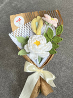 Handgehaakt bloemenboeket – klaar om cadeau te geven