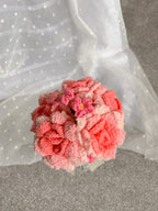 Handgehaakt bloemenboeket – zacht roze & speels