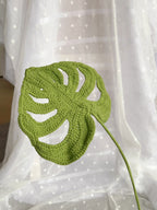 Handgehaakt blad – natuurlijk & decoratief