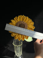 Handgehaakte zonnebloem – vrolijk & zonnig