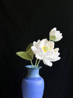 Handgehaakte lotusbloem – elegant & rustgevend