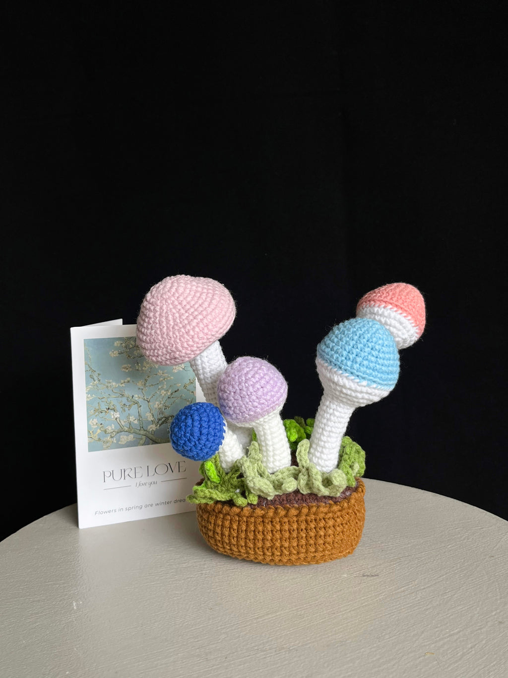 Handgehaakte paddenstoel decoratie – schattig & kleurrijk 🍄✨