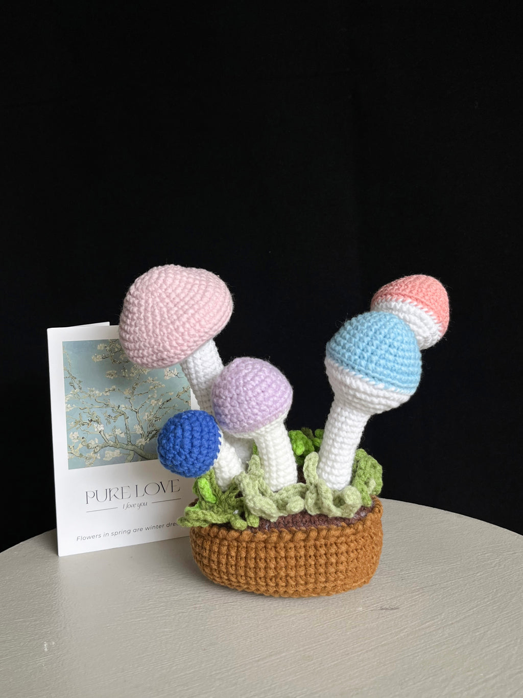 Handgehaakte paddenstoel decoratie – schattig & kleurrijk 🍄✨