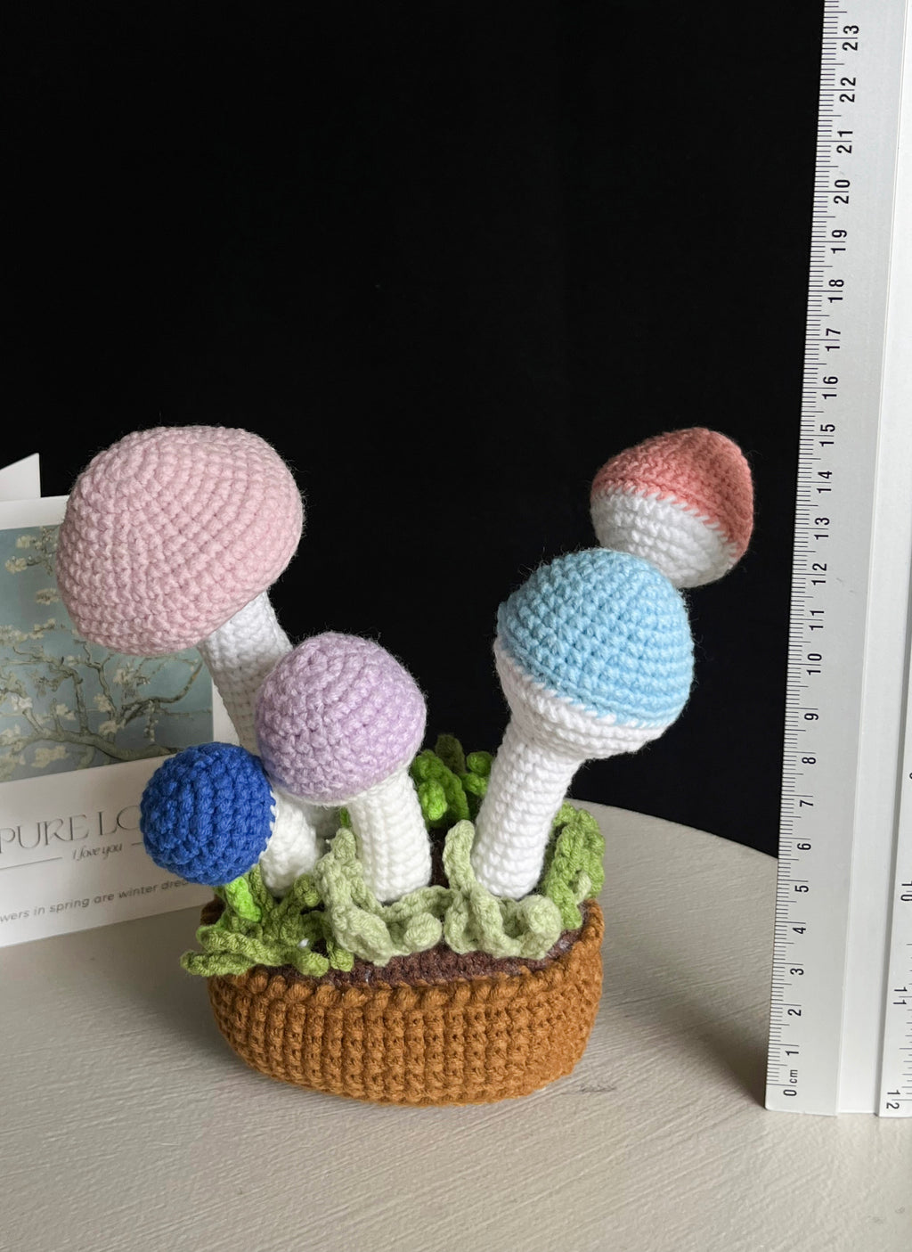 Handgehaakte paddenstoel decoratie – schattig & kleurrijk 🍄✨