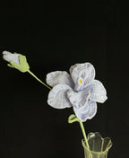 💜 Gehaakte Paarse Calla Lelie – Elegante Handgemaakte Bloem