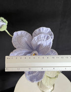 💜 Gehaakte Paarse Calla Lelie – Elegante Handgemaakte Bloem